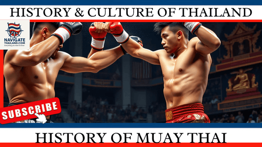 Picture of Muay Thai fighters. Thumbnail for History & culture of Thailand: History of Thailand