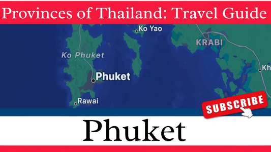 Picture of Phuket province map. Thumbnail for Thai travel guide: Phuket