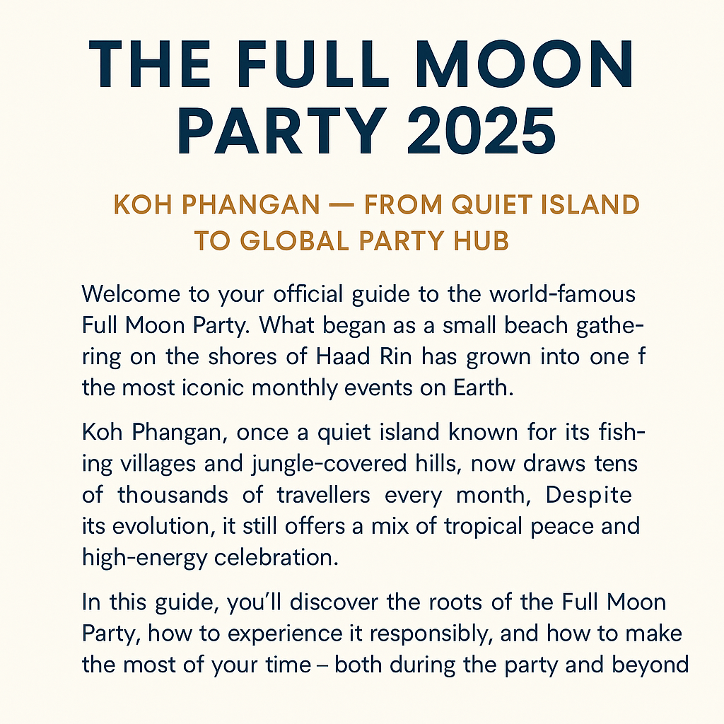 Fullmoon Party Party 2025: The Ultimate Guide