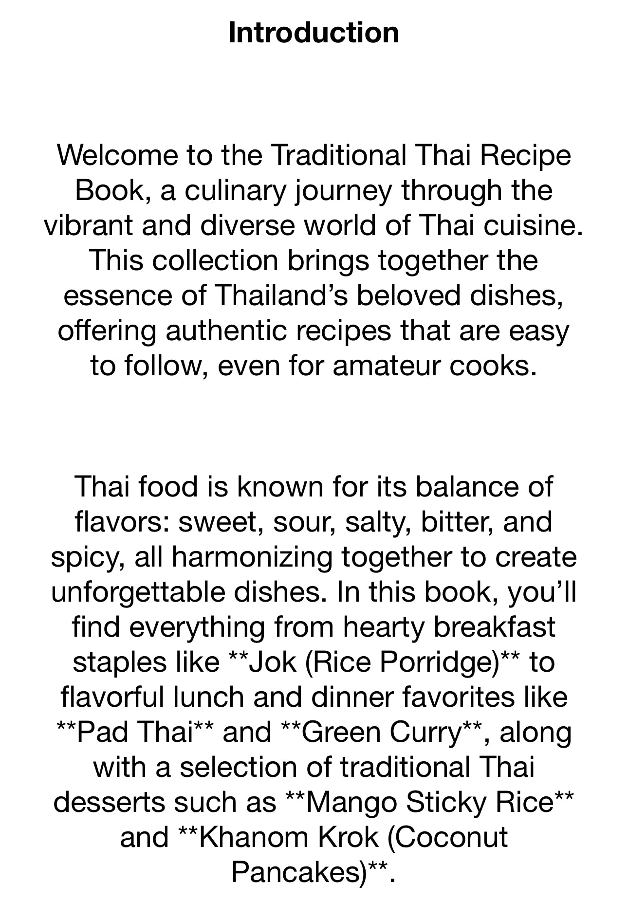 Traditional Thai Recipes - Navigate Thailand