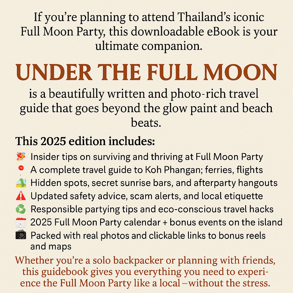 Fullmoon Party 2025 | Thailand eBook Guide | Navigate Thailand - Navigate Thailand