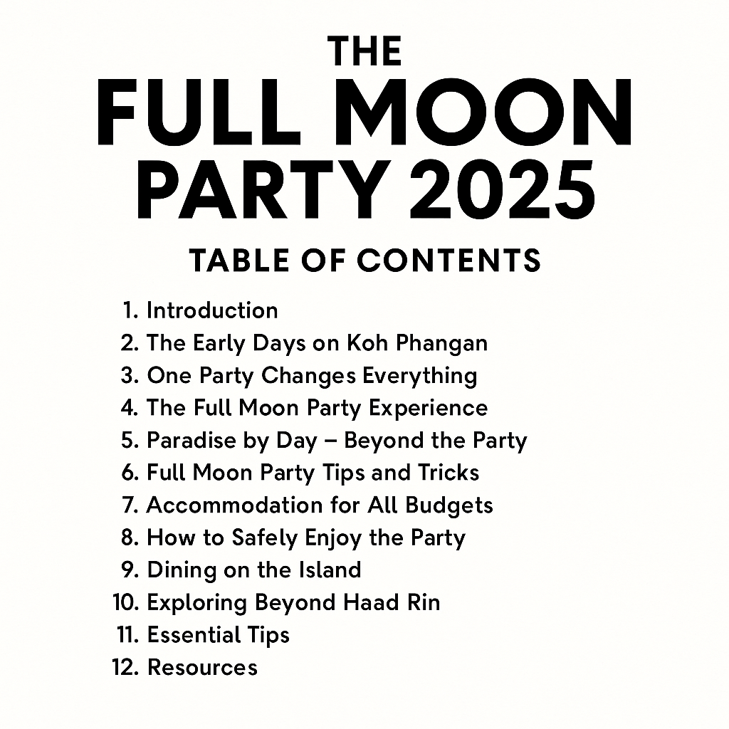 Fullmoon Party Party 2025: The Ultimate Guide - Navigate Thailand
