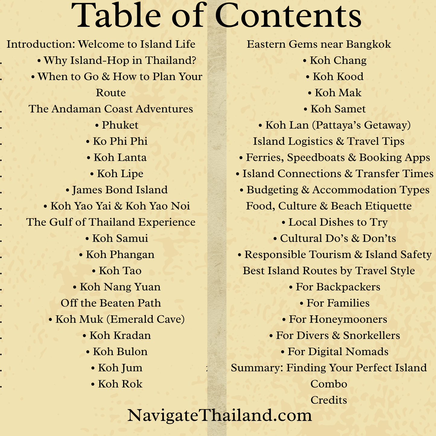 Island - Hopping Thailand: Your Ultimate Guide to Koh Samui, Phuket, Phi Phi, Lipe & More - Navigate Thailand