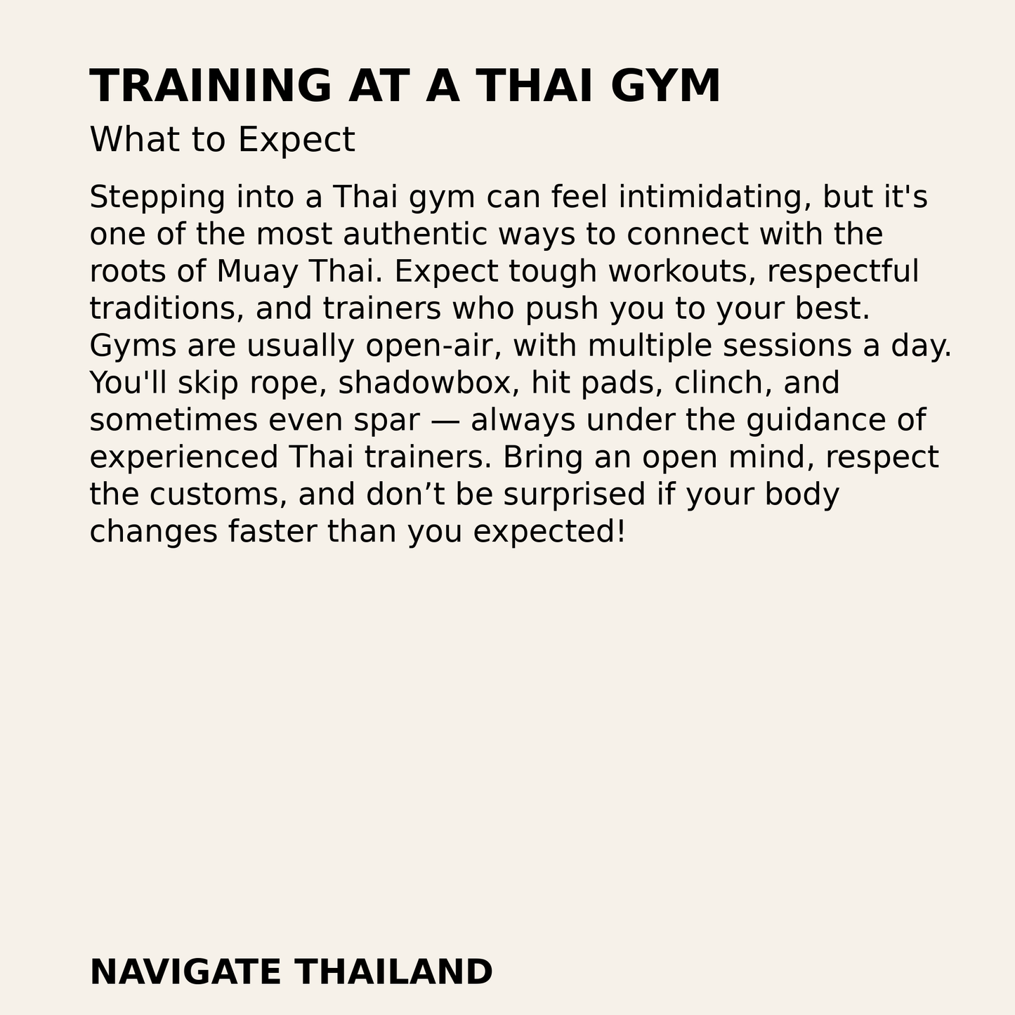 Muay Thai 101: Train, Watch, Fight & Explore Thailands National Sport - Navigate Thailand