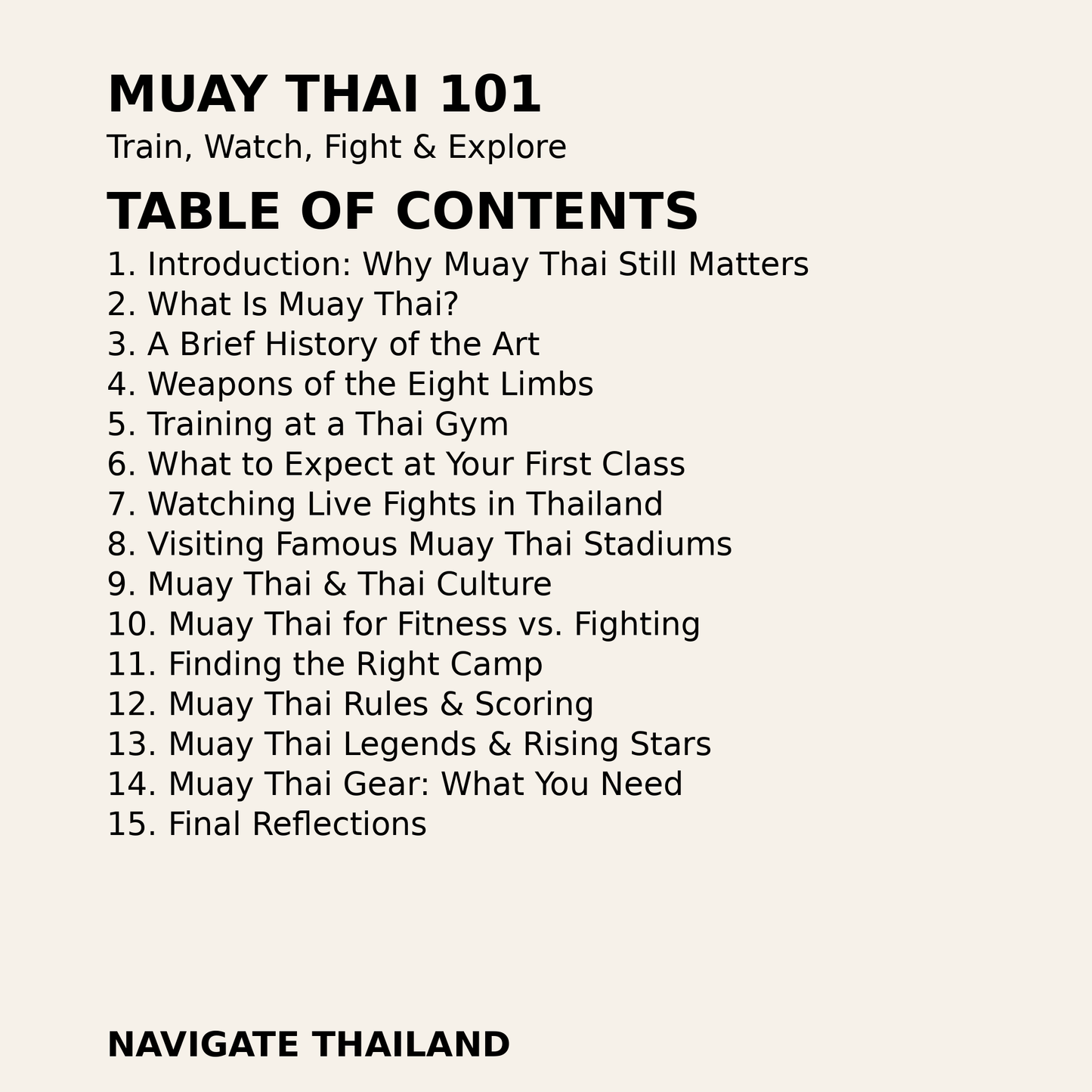 Muay Thai 101: Train, Watch, Fight & Explore Thailands National Sport - Navigate Thailand