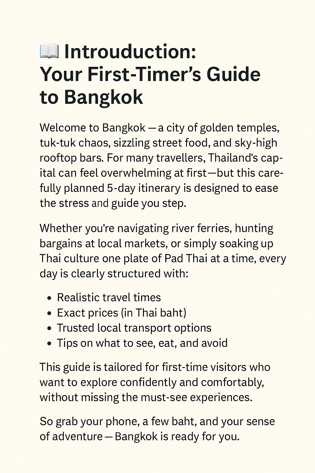The Best 5 - Day Bangkok Itinerary - Navigate Thailand