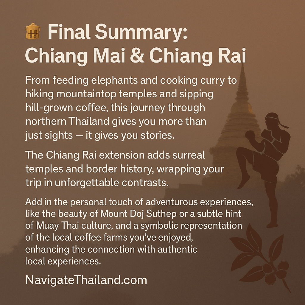 The Best 5 - Day Chiang Mai Itinerary + Optional 2 - Day Chiang Rai extension - Navigate Thailand
