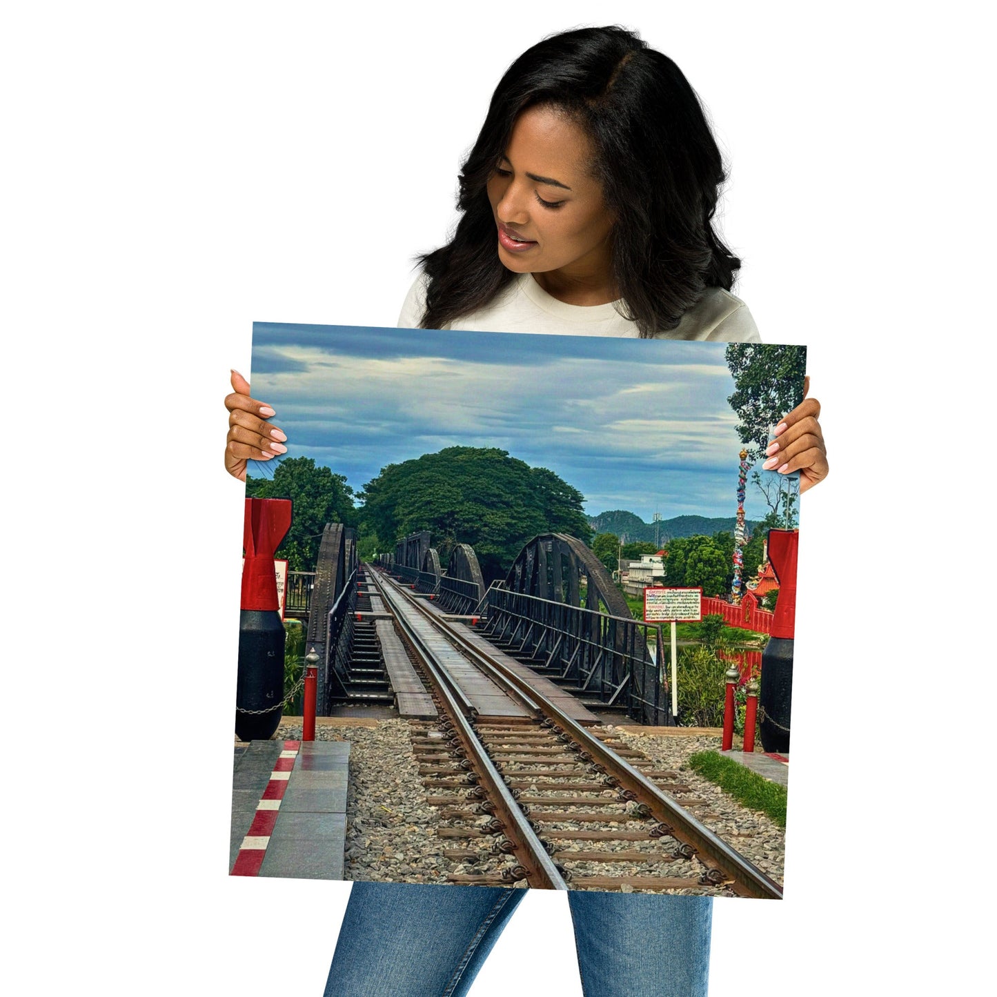 The River Kwai Legacy – Historic Bridge Poster (Kanchanaburi, Thailand) - Navigate Thailand
