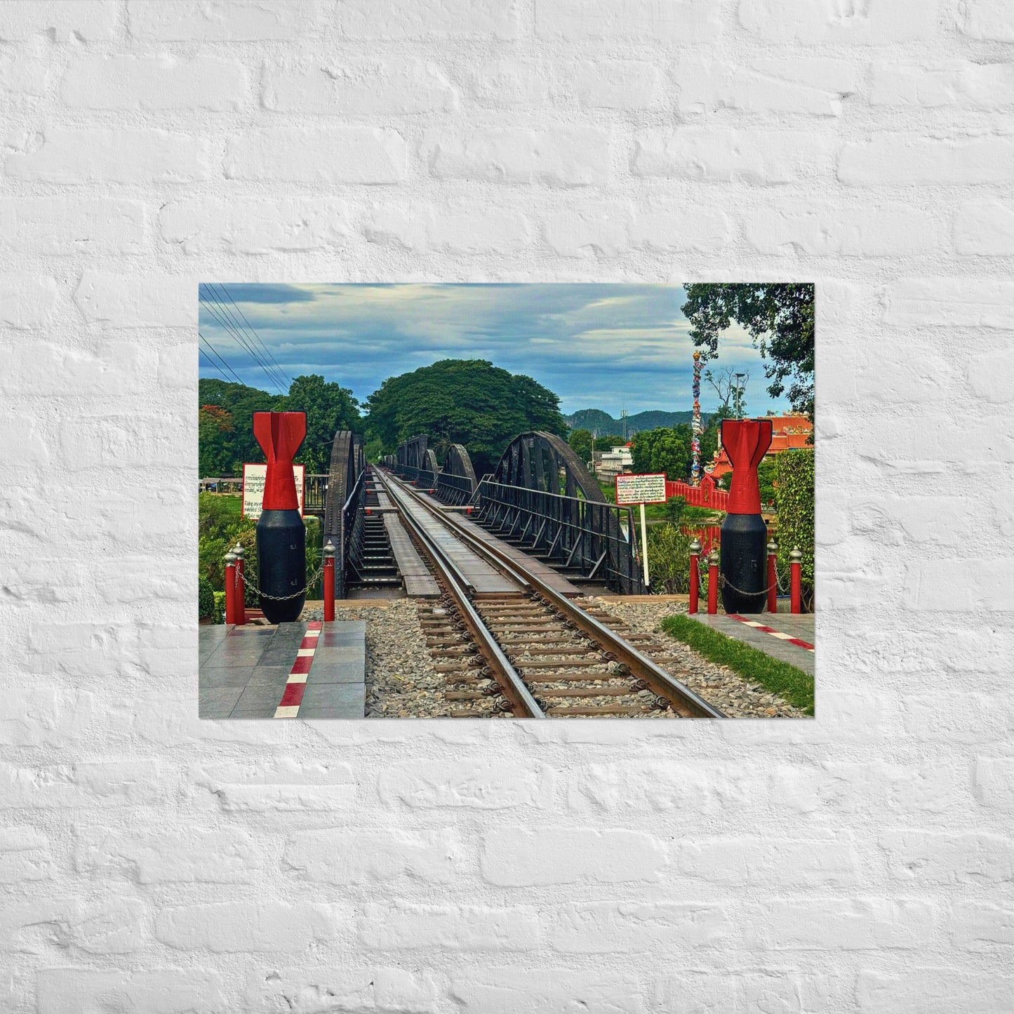 The River Kwai Legacy – Historic Bridge Poster (Kanchanaburi, Thailand) - Navigate Thailand