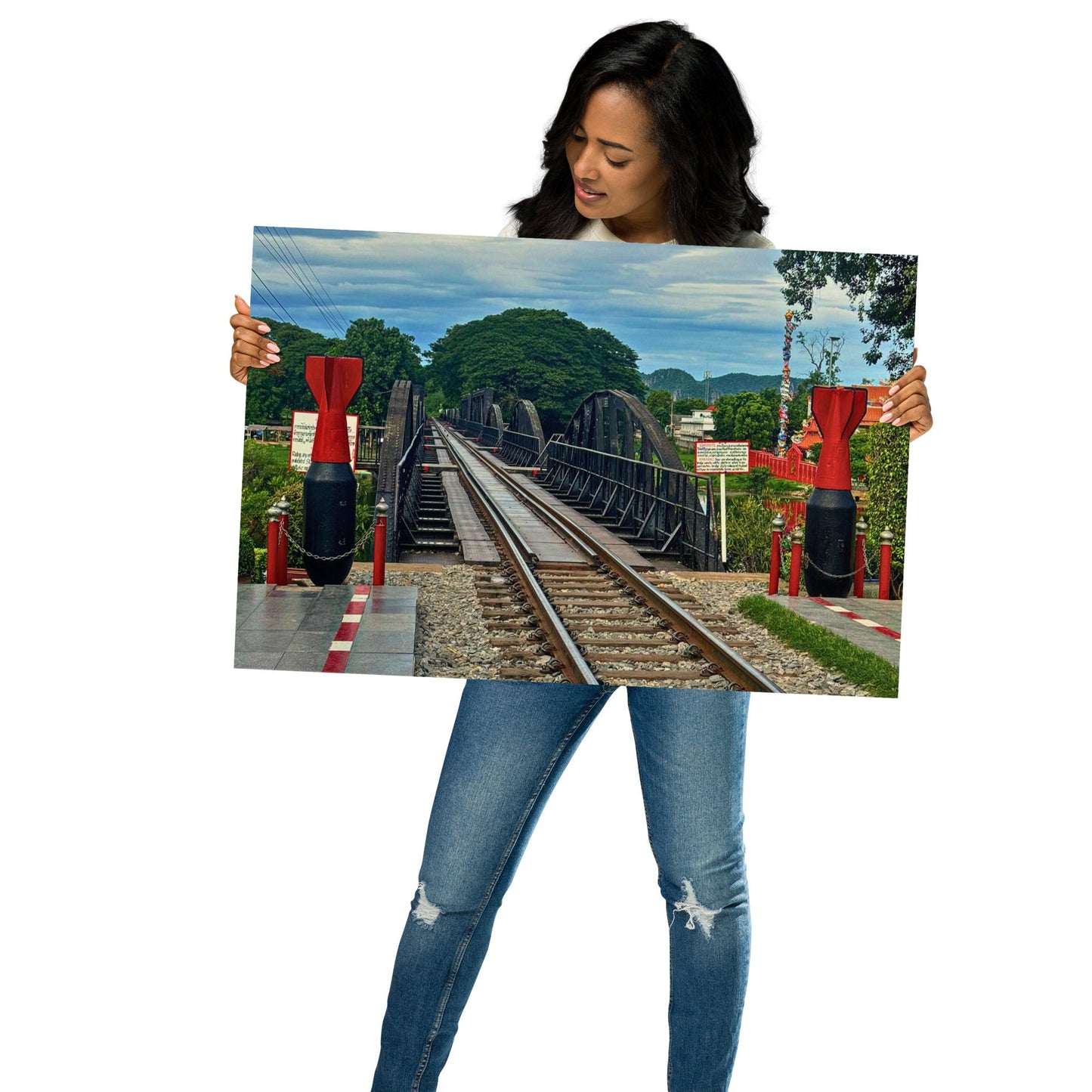 The River Kwai Legacy – Historic Bridge Poster (Kanchanaburi, Thailand) - Navigate Thailand