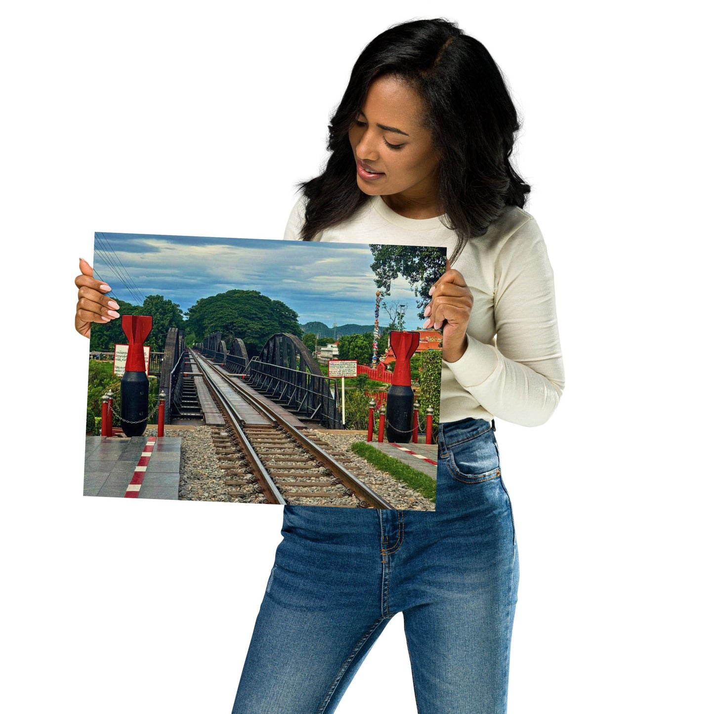 The River Kwai Legacy – Historic Bridge Poster (Kanchanaburi, Thailand) - Navigate Thailand