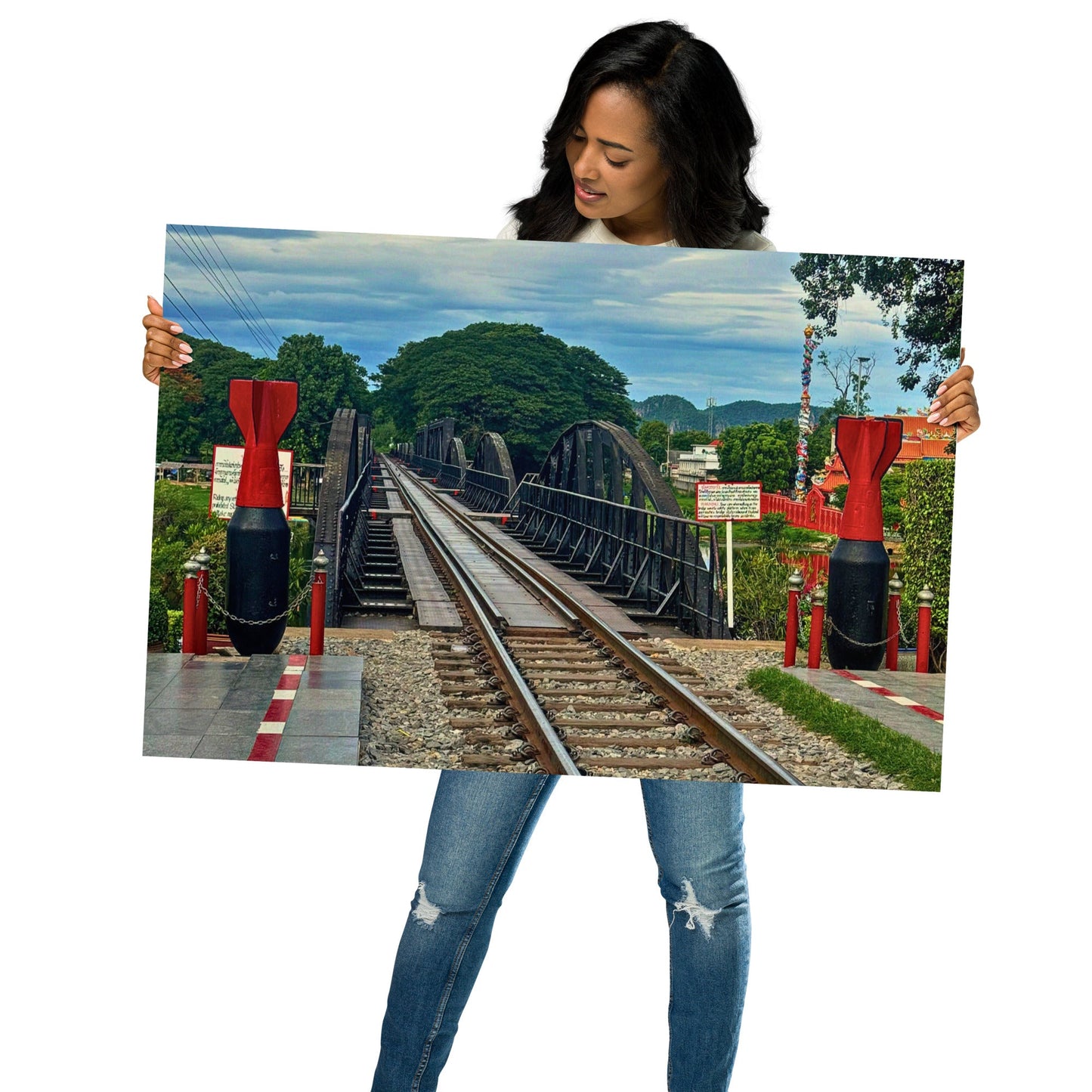 The River Kwai Legacy – Historic Bridge Poster (Kanchanaburi, Thailand) - Navigate Thailand