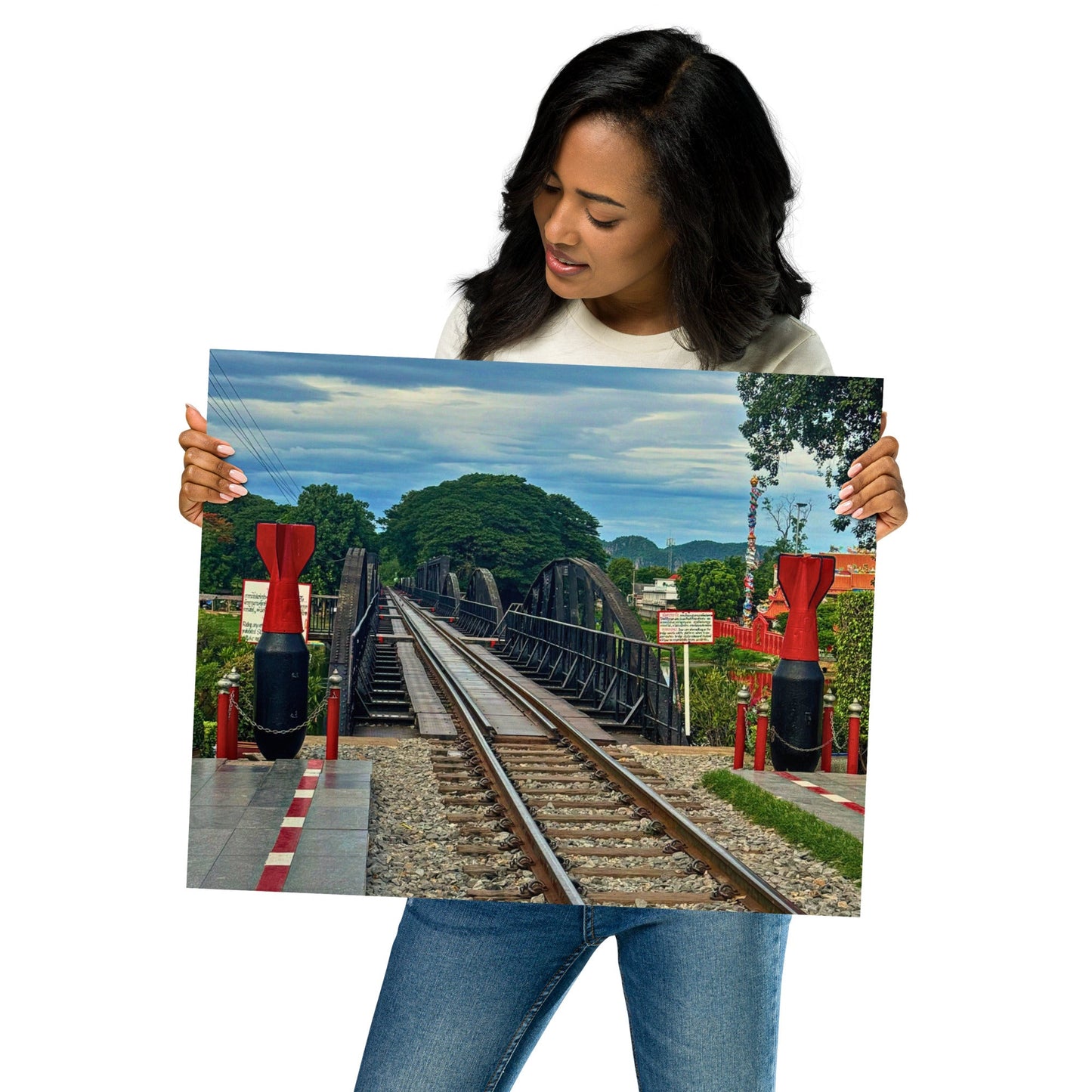 The River Kwai Legacy – Historic Bridge Poster (Kanchanaburi, Thailand) - Navigate Thailand