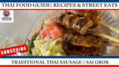 Traditional Thai Sausage: Sai Grok Isaan - Navigate Thailand