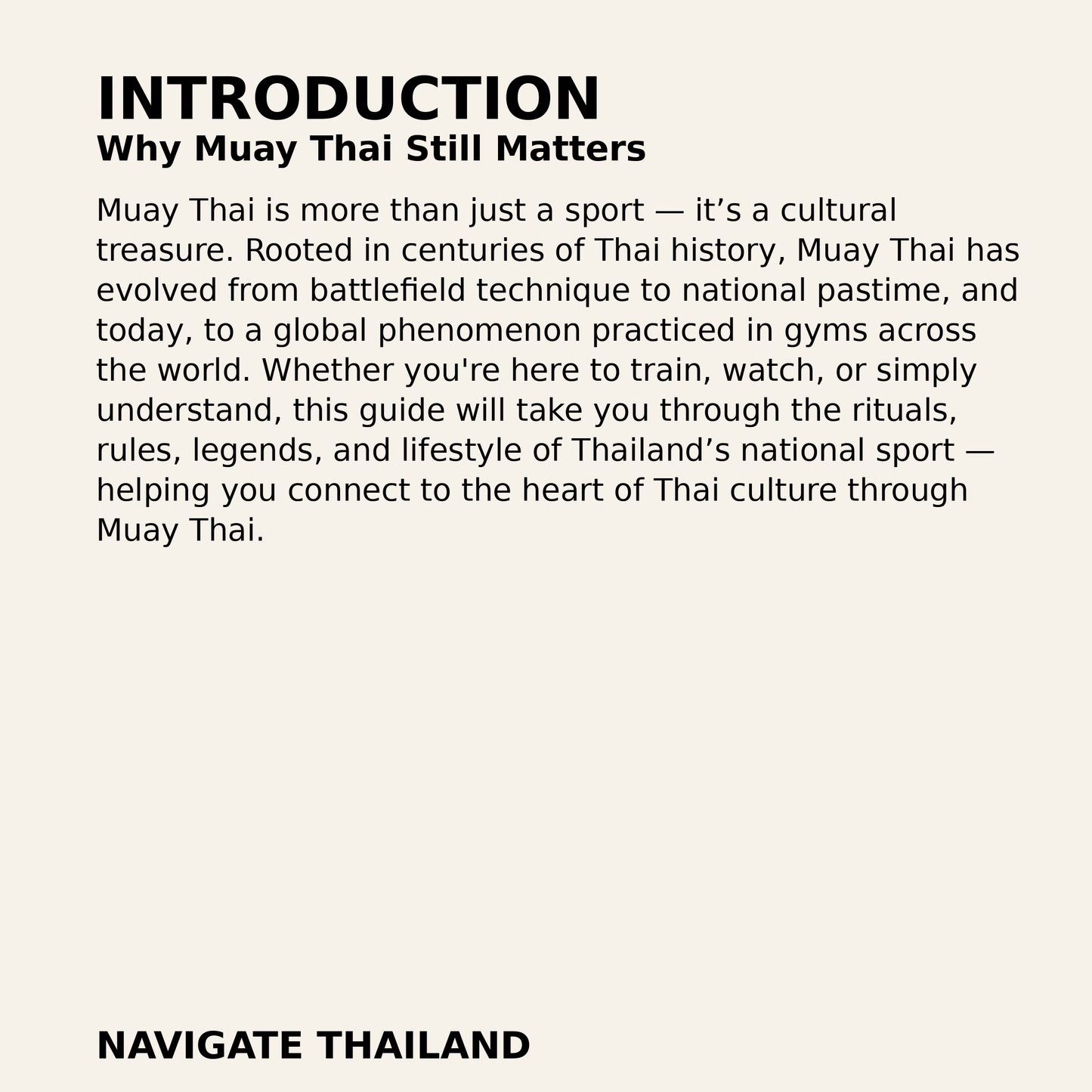 Muay Thai 101: Train, Watch, Fight & Explore Thailands National Sport - Navigate Thailand