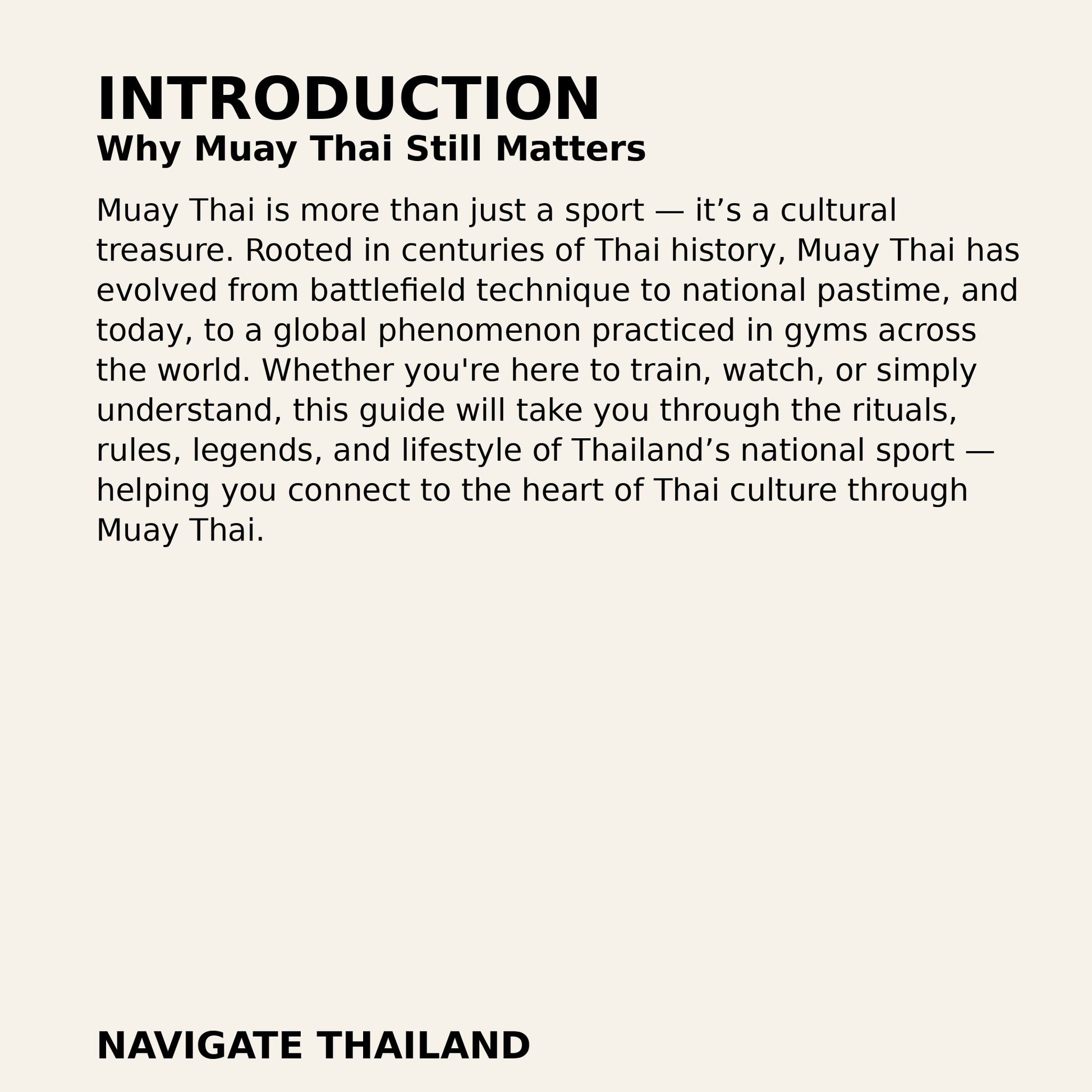 Muay Thai 101: Train, Watch, Fight & Explore Thailands National Sport - Navigate Thailand